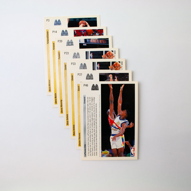 1993 Upper Deck 92-93 NBA 7 Basketball Card Lot