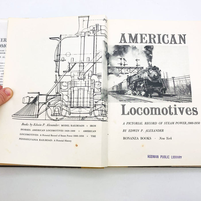 American Locomotives Hardcover Edwin P. Alexander 1950 Timken Roller Bearing 8