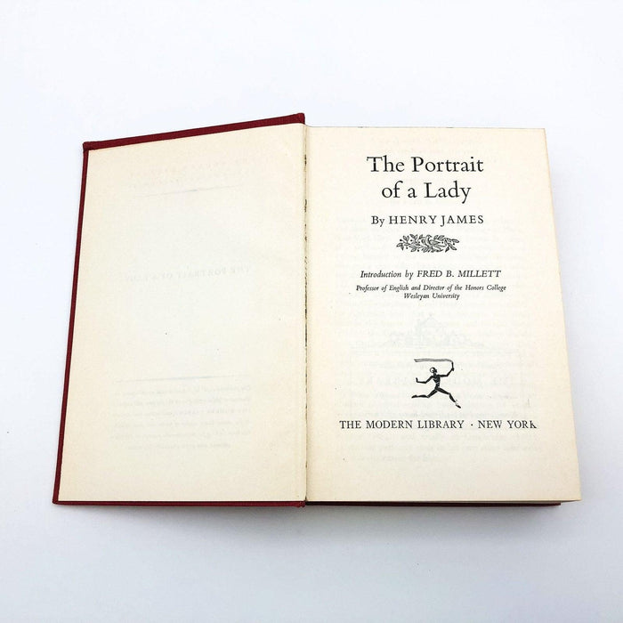 The Portrait Of A Lady Hardcover Henry James 1951 Modern Library Edition 6