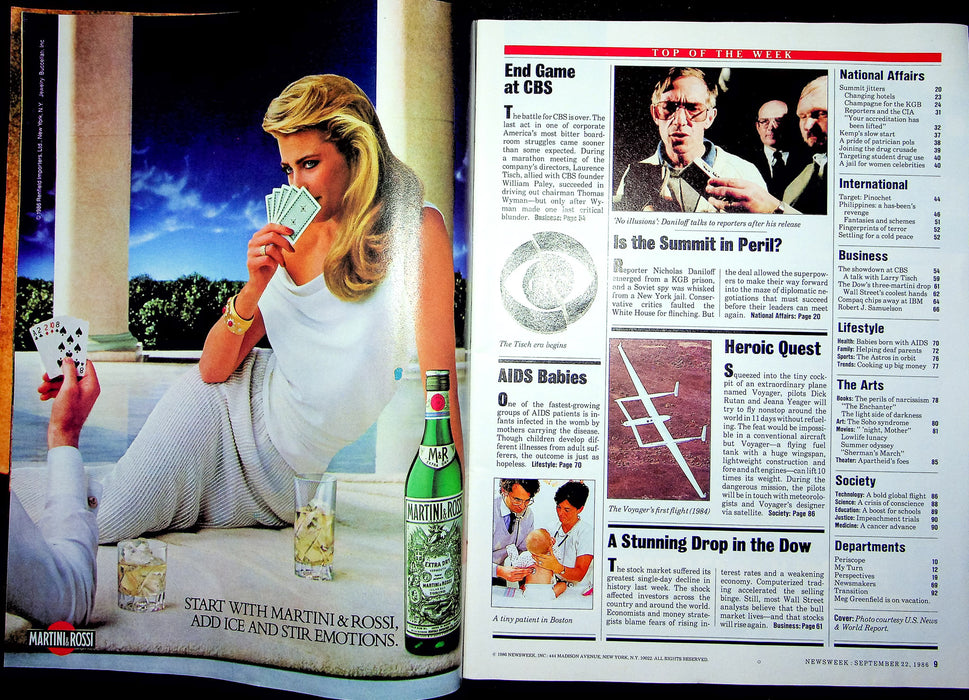 Newsweek Magazine September 22 1986 Nicholas Daniloff KGB Prison Voyager Plane