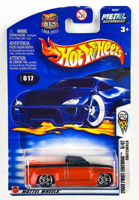 Hot Wheels 2003 Switchback First Editions 5/42 56357