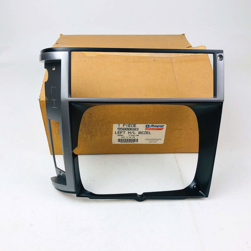 Mopar 55000863 Left Bezel For Headlight Headlamp Matte Genuine OEM New NOS
