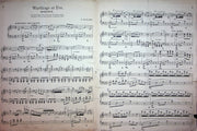 Warblings At Eve Romance Vintage Sheet Music B Richards Piano 2
