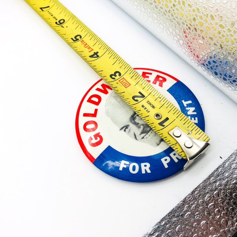 Barry Goldwater For President Button Pin 3.25" Political Campaign Union Made 3