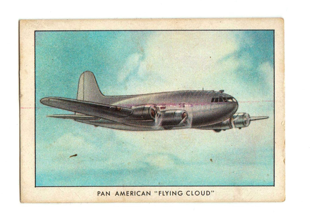 Wings Cigarettes Card #40 Pan American Flying Cloud Airplane No Letter Serie T87 1