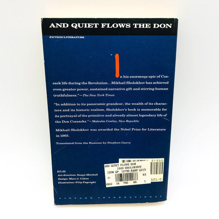 And Quiet Flows The Don Paperback Mikhail Sholokhov 1989 Russian Author Life War 2