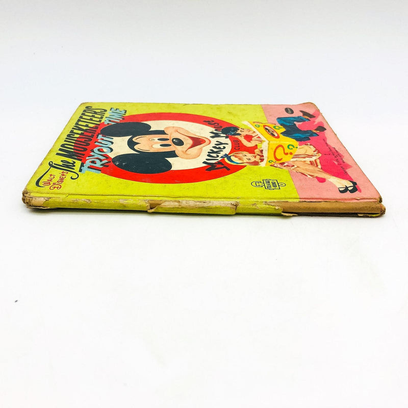 Walt Disney's The Mouseketeers Tryout Time Hardcover 1956 Mickey Mouse Club 3