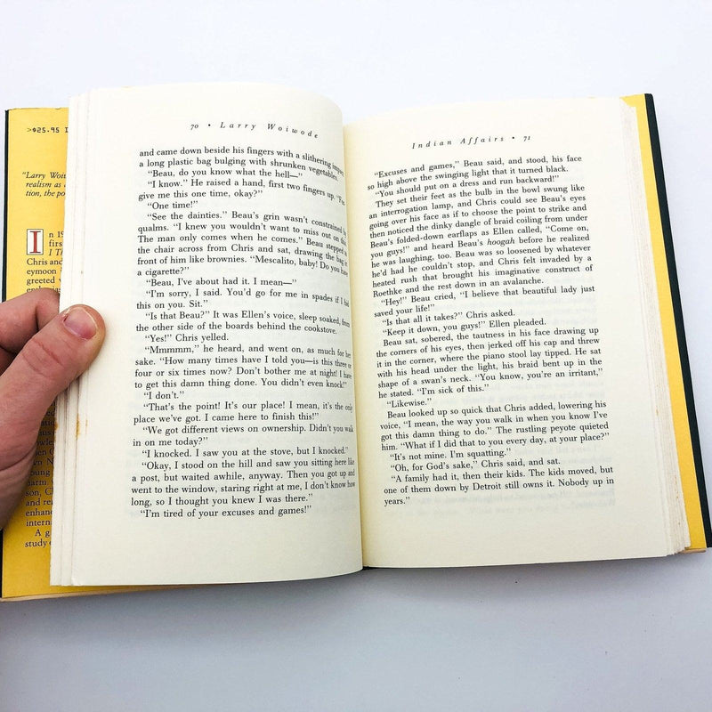 Indian Affairs Hardcover Larry Woiwode 1992 10