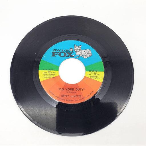 Bettye Lavette Do Your Duty Single Record Silver Fox 1970 #SF-21 1