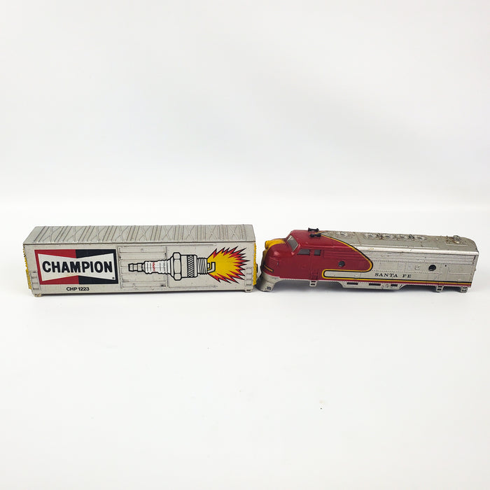 Marx HO Scale Freight Cars Southern Pacific, CSOX, Champion, Santa Fe & Katy