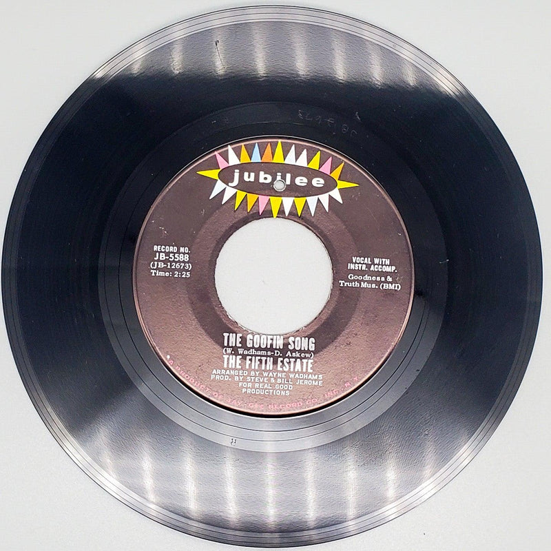 The Fifth Estate The Goofin Song Record 45 RPM Single Jubilee Records 1967 1
