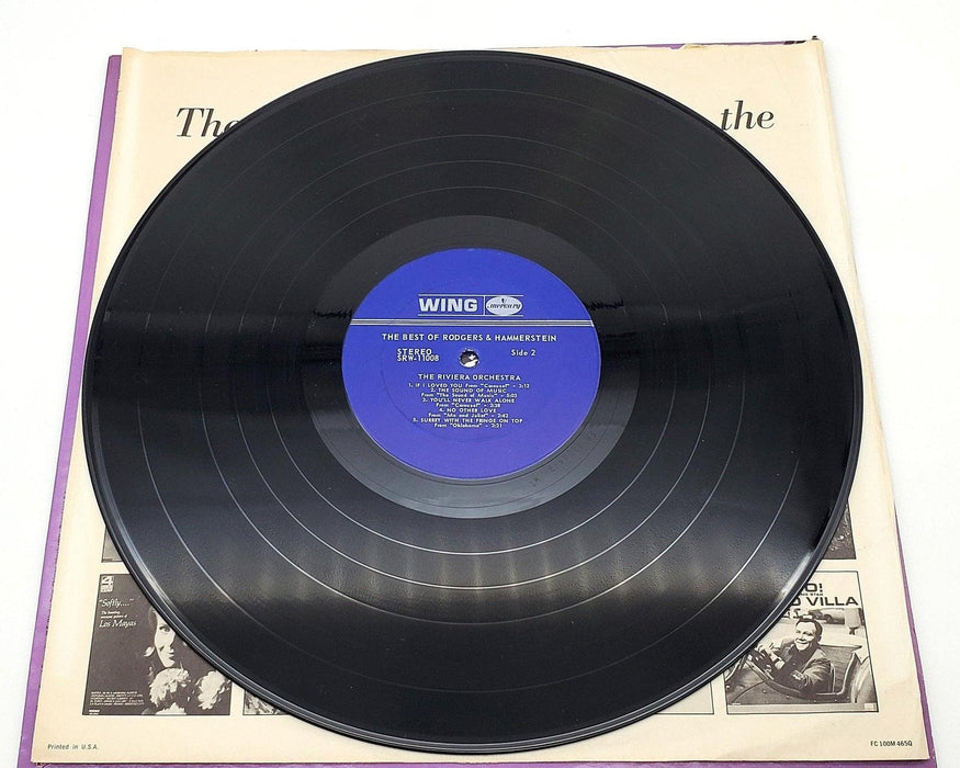 Rodgers & Hammerstein Sound Of Music, The King & I 33 RPM LP Record Wings 6
