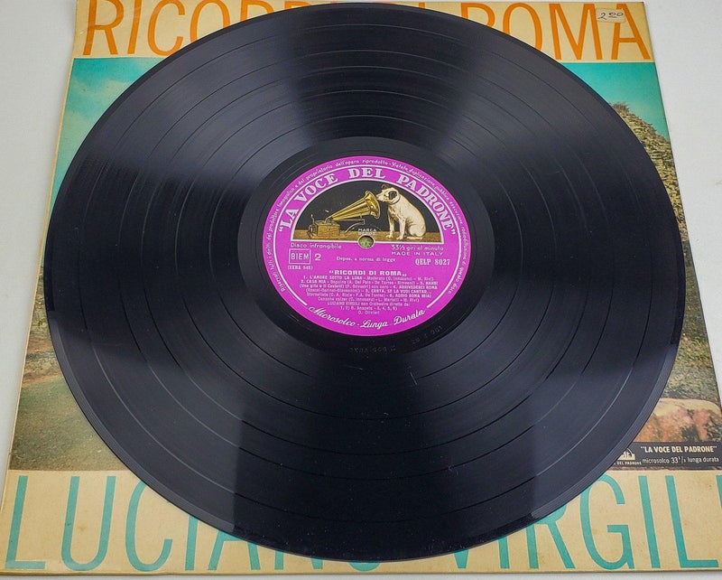 Luciano Virgili Ricordi Di Roma 33 RPM LP Record La Voce Del Padrone 1961 5