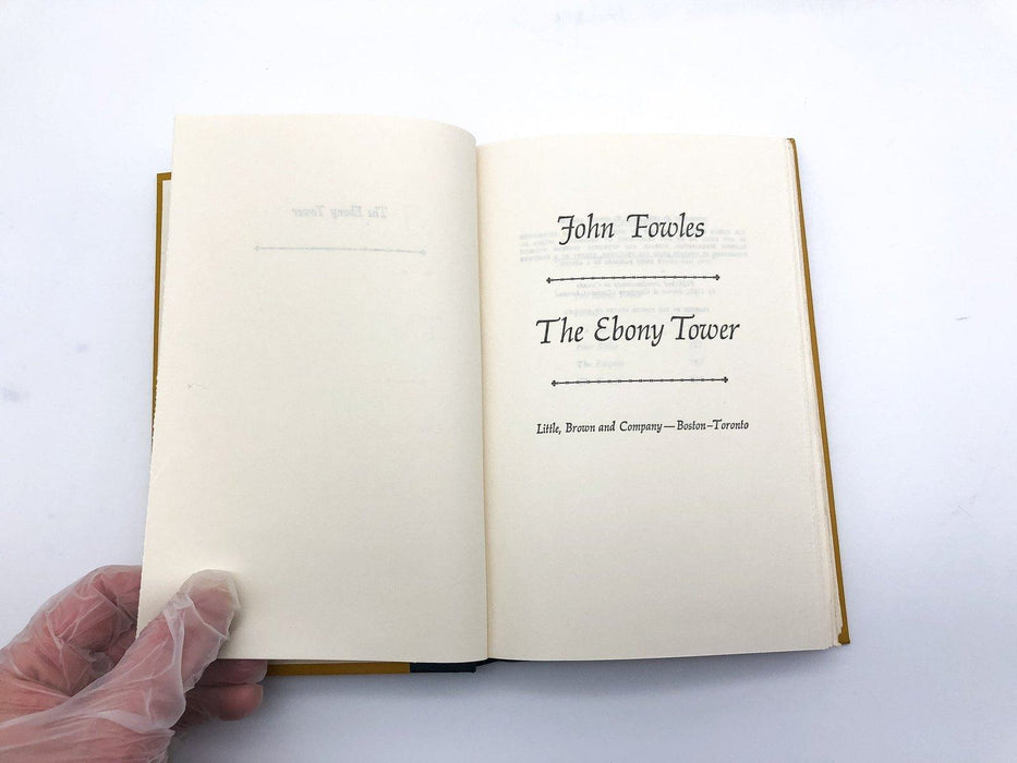 The Ebony Tower John Fowles 1974 Little Brown and Company HC First Edition 7