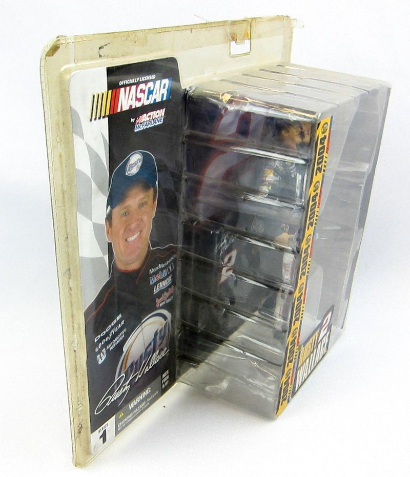 Nascar: Rusty Wallace: Mini Bobblehead & #2 Action Figure 2004 - Lot of 2 | NEW 3