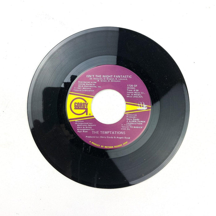 The Temptations Sail Away / Isn't The Night Fantastic 45 RPM 7" Single 1983 3