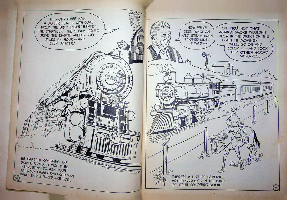 The Men Who Move The Nation Coloring Book Cliff Merritt 1970s Children Cleveland