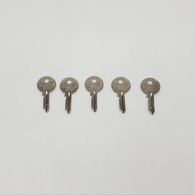 10x Ilco BR16 Key Blanks Nickel Plated British Leyland Union Automotive NOS