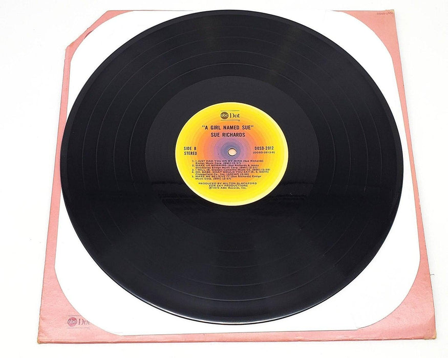 Sue Richards A Girl Named Sue 33 RPM LP Record ABC DOT 1974 DOSD-2012 5