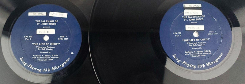 The Salesians of St. John Bosco The Life of Christ 33 RPM Double LP Record 1964 1