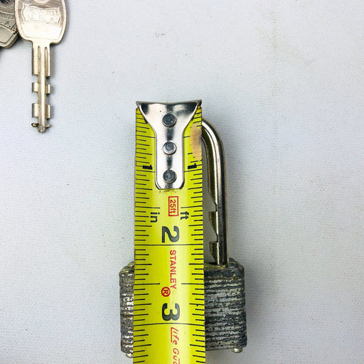 3ct Vintage No 510 Master Lock Padlock Adjustable Shackle 2-1/4" NOS Keyed Alike 2