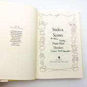 Sticks And Scones Hardcover Diane Mott Davidson 2001 Women Caterers Crime Signed 7
