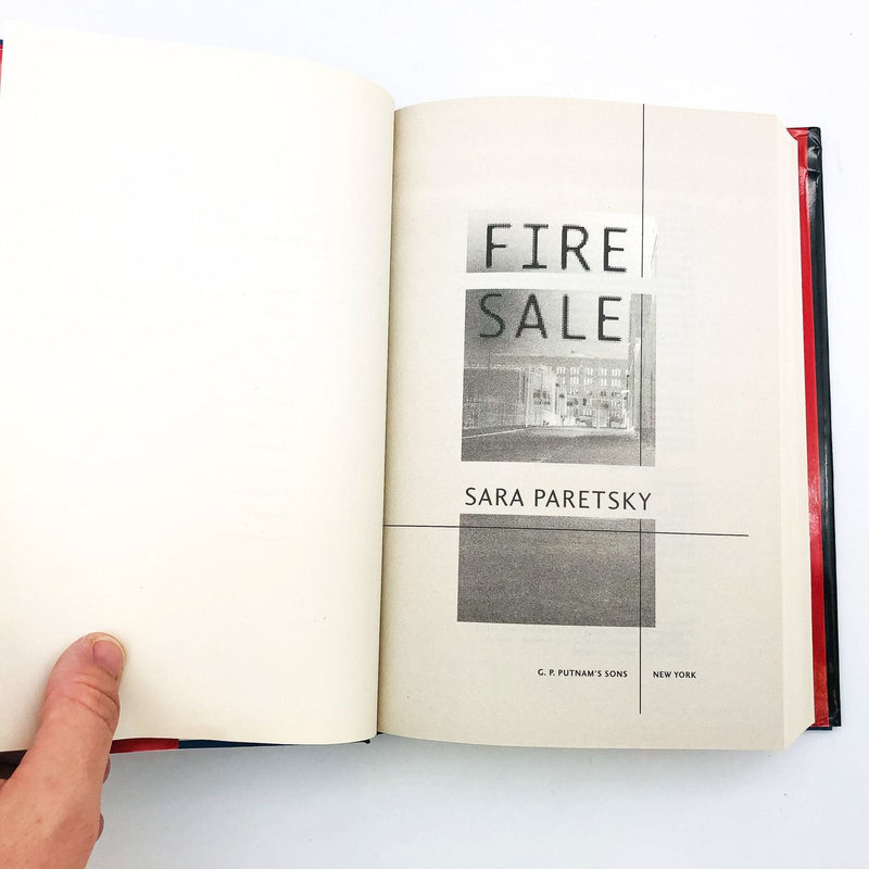 Fire Sale Hardcover Sara Paretsky 2005 1st Edition Women Private Investigators 7