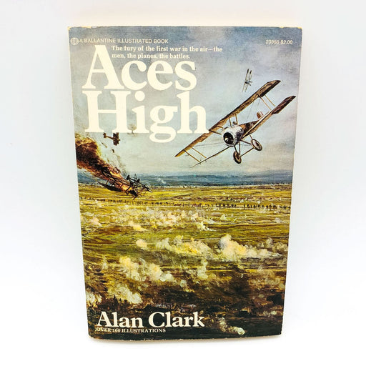 Aces High Paperback Alan Clark 1974 1st Edition WW1 Fighter Pilots Narrative 1