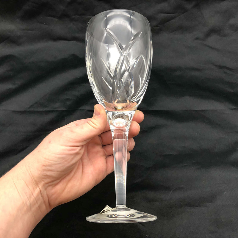 1ct Waterford Crystal Wine Glass John Rocha 9" Signed Signature Stemware 100490