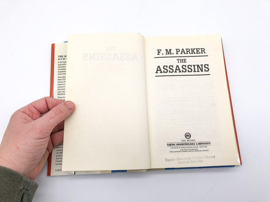 The Assassins F.M. Parker 1989 Penguin Books Historical Fiction Mexican Ex Libra 8