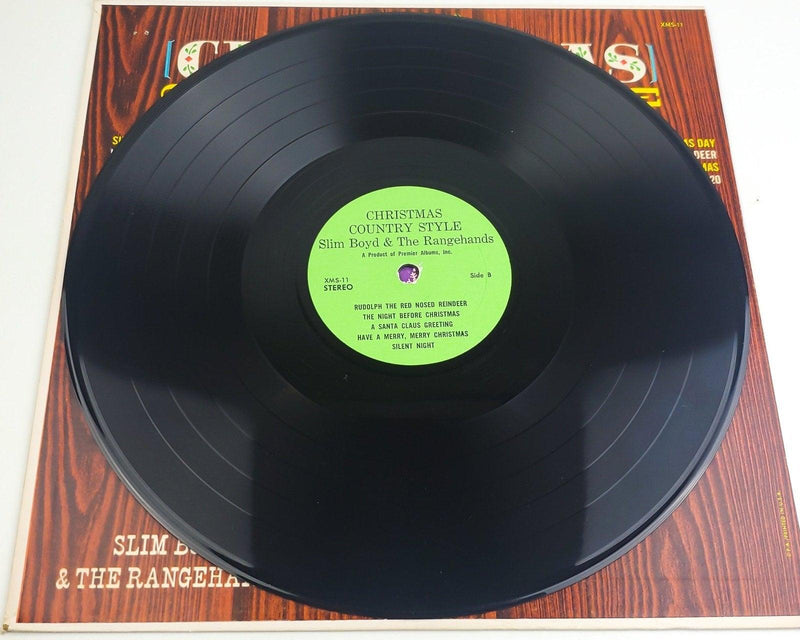Slim Boyd And The Rangehands Christmas Country Style 33 RPM LP Record Premier 5