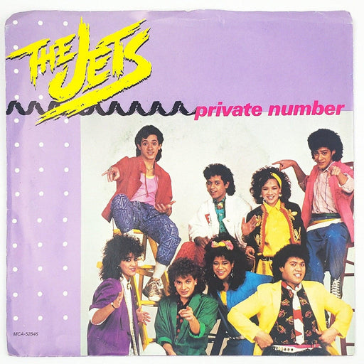The Jets Private Number Record 45 RPM Single MCA-52846 MCA Records 1986 1