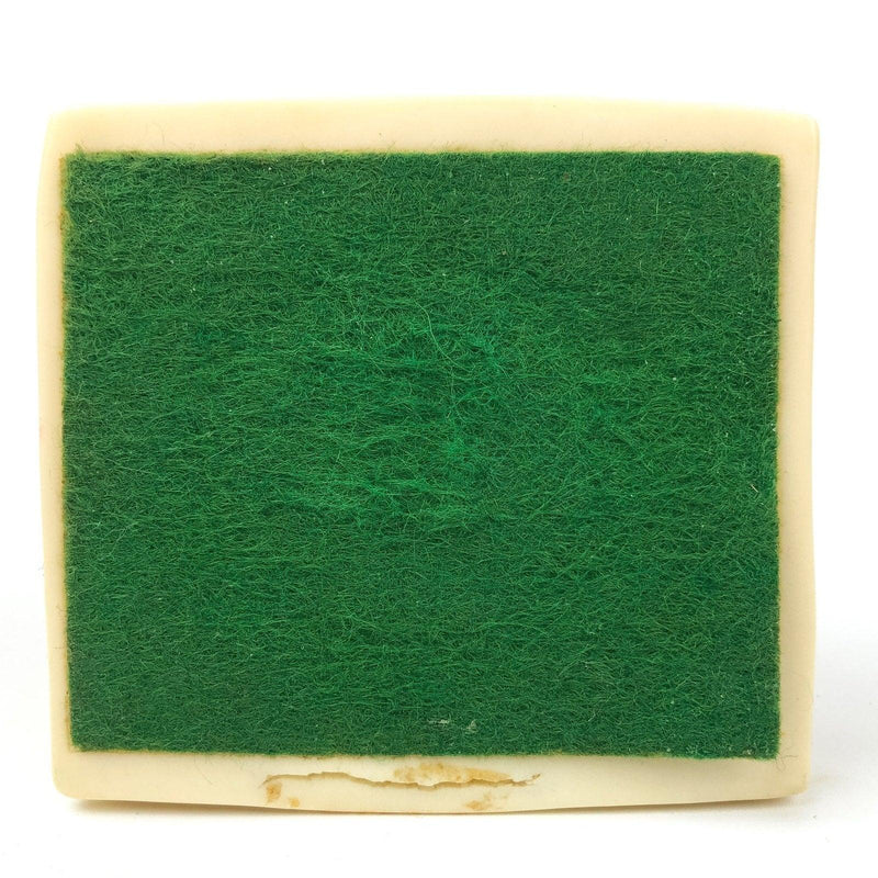 R & W Berries I Care Figurine Little Girl Straw Hat Statue Tree Trunk 9106 9