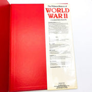The Military History Of World War 2 Hardcover Barrie Pitt 1988 WW2 Color Maps 3