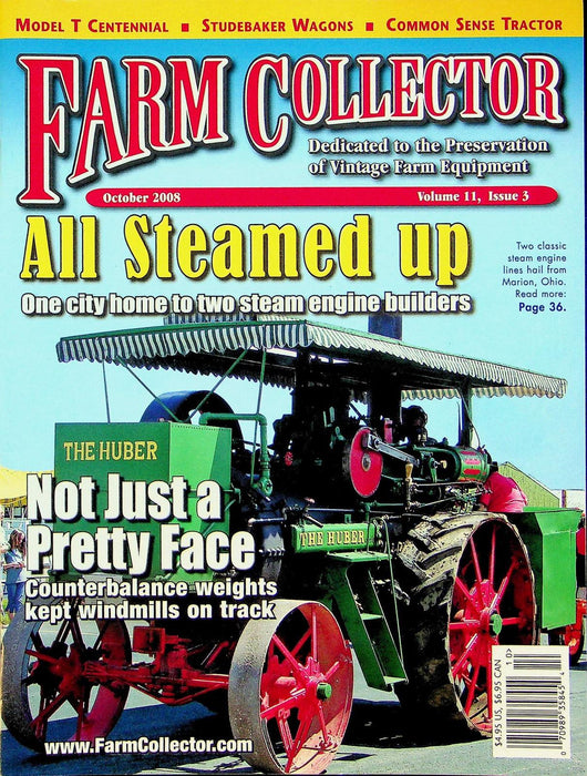 Farm Collector Magazine October 2008 Vol 11 # 3 Model T Centennial