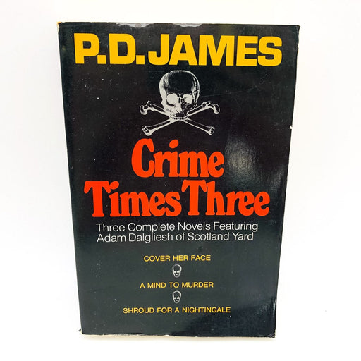 Crime Times Three SC P. D. James 1979 Cover Her Face Mind To Murder Nightingale 2