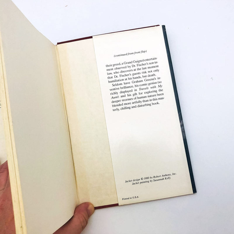 Doctor Fischer Of Geneva Or Bomb Party Hardcover Graham Greene 1980 1st Edition 10