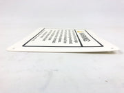 California Prop 65 Jet Engine Exhaust Fumes Airplane Air Warning Sign 11"x8.5" 3