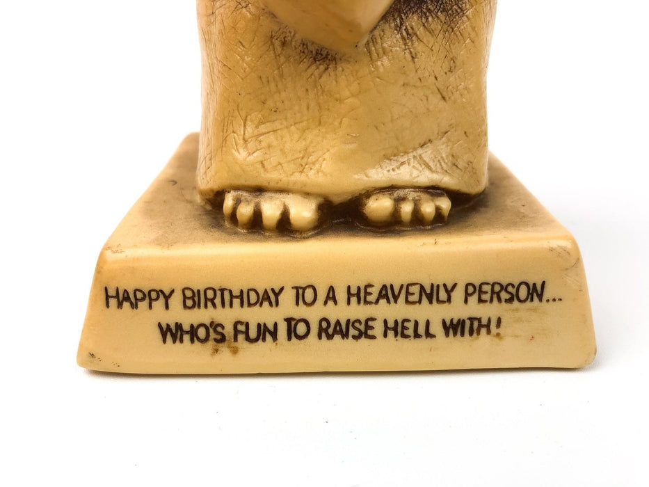 Russ Berrie Co. Figurine Old Man Angel Wings Happy Birthday 718 Heavenly Person 3