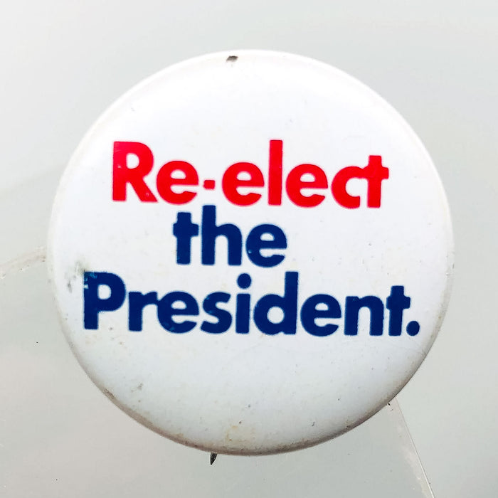 Re-Elect The President Button Pin 1" Committee For Richard Nixon Campaign 7