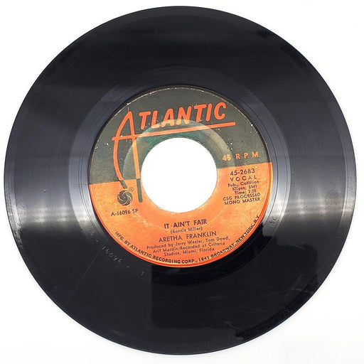 Aretha Franklin Eleanor Rigby 45 RPM Single Record Atlantic Records 1969 45-2683 2