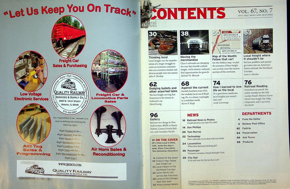 Trains Magazine July 2006 Vol 66 No 7 The Fight For Conrail