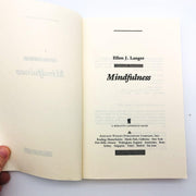 Mindfulness Paperback Ellen J Langer 1989 Attention Consciousness Beliefs Action 8