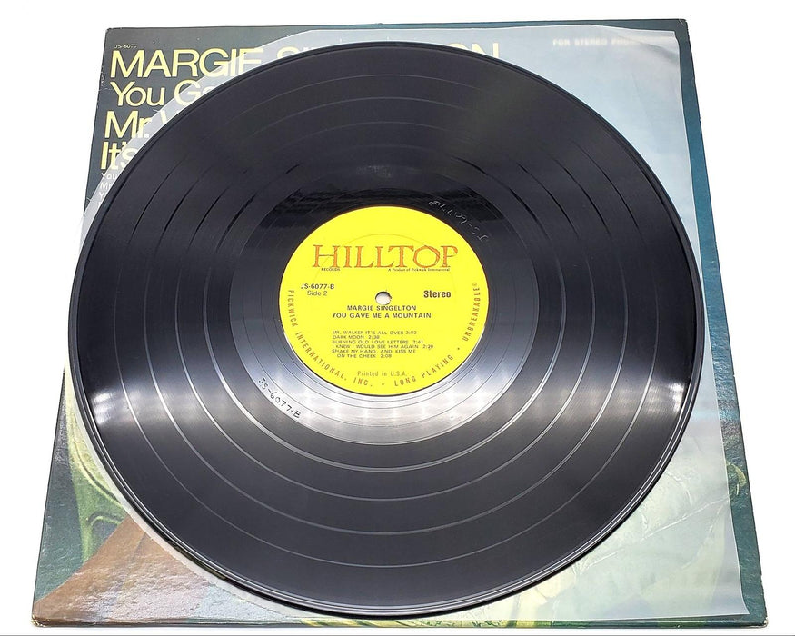 Margie Singleton You Gave Me A Mountain Mr. Walker, It's All Over LP Record 1969 6