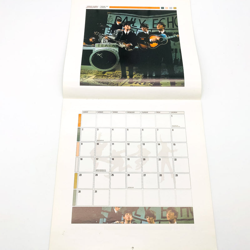 The Beatles Wall Calendar 2005 Signatures Network British Pop Rock Music Band