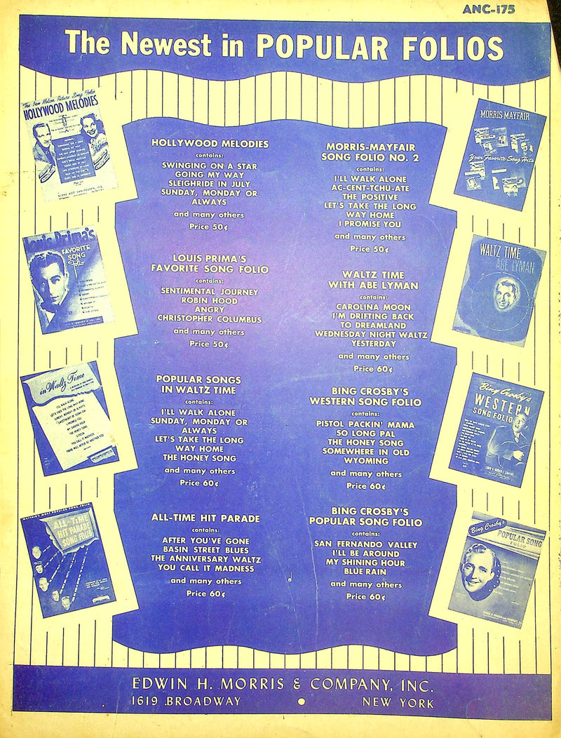 Sheet Music The Things We Did Last Summer Bing Crosby 1946 Sammy Cahn Jule Styne 3