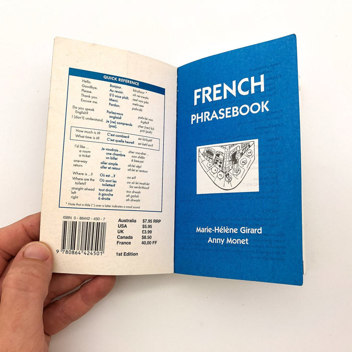 French Phrasebook Paperback Marie Helen Girard 1997 1st Edition Getting Around 8