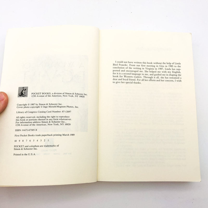 A Woman Of Egypt Trade Paperback Jehan Sadat 1989 Muslim Marriage Customs 5