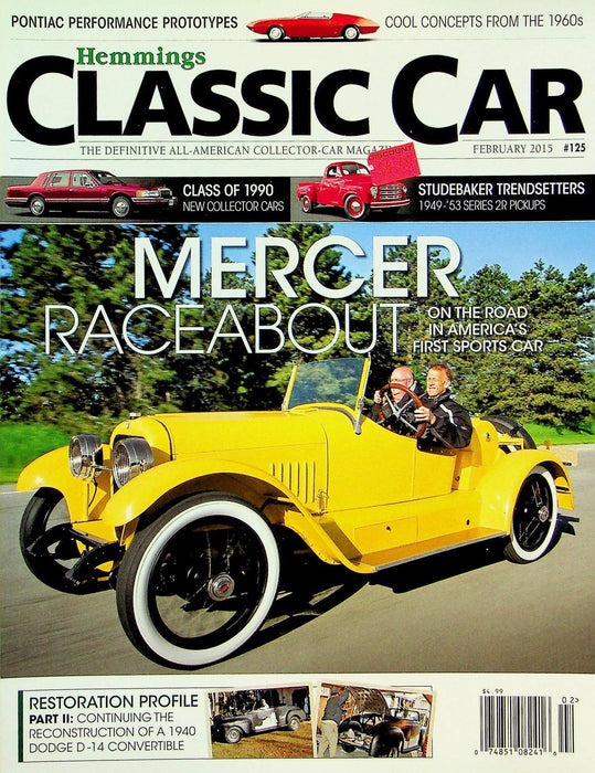 Hemmings Classic Car Magazine February 2015 Vol 11 No 5 Mercer Raceabout