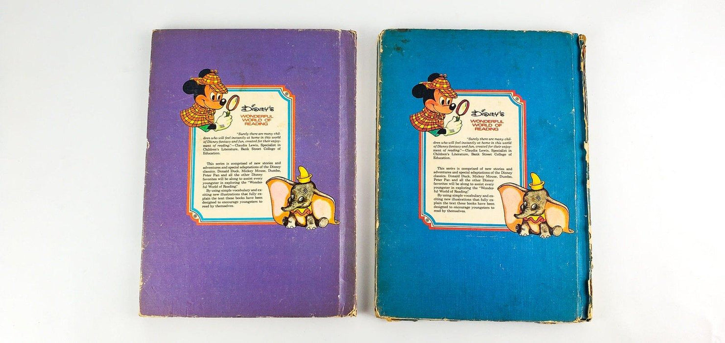 Disney World Of Reading Books Goofy, Mickey Pinocchio & More Lot of 5 3